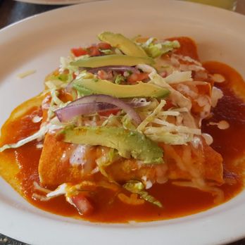 Canela - Red Chicken Enchiladas - Mexican Near Me - Cabo San Lucas, BCS