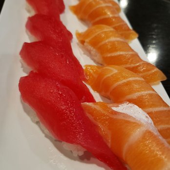 Show Sushi - Pure joy. Tuna and salmon - Sushi Bars Near Me - San Dimas, California