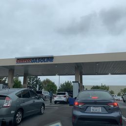 Exterior outside entrance of Costco Gasoline - Northridge, California Exterior outside entrance of Costco Gasoline - Northridge, California