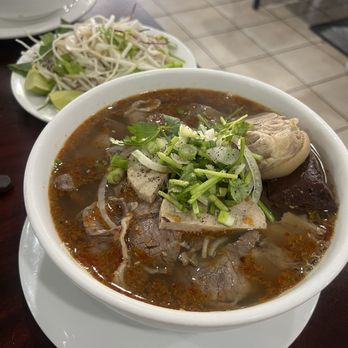 Cafe Hoang - Bun Bo 20. Spicy Hue Style Soup - Vietnamese Near Me - Chicago, Illinois
