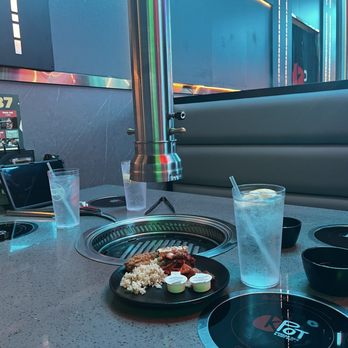 KPOT Korean BBQ & Hot Pot - Table with grill - Hot Pot Near Me - Pearl, Mississippi KPOT Korean BBQ & Hot Pot - Table with grill - Hot Pot Near Me - Pearl, Mississippi