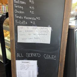 Sadly, the kitchen is closed...