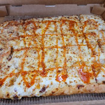 Romeo's Pizza - Ranch Lovers Buffalo Chicken Half Sheet Pizza. - Pizza Near Me - Hartville, Ohio Romeo's Pizza - Ranch Lovers Buffalo Chicken Half Sheet Pizza. - Pizza Near Me - Hartville, Ohio