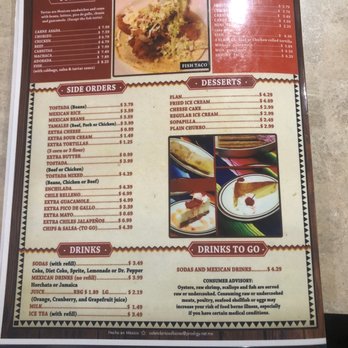 Don Lencho's - Menu - Mexican Near Me - Peoria, Arizona