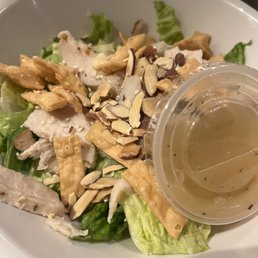 Half of a Sesame chicken salad, my favorite!