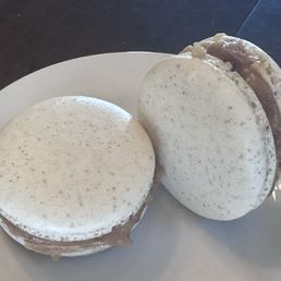 Pecan Macarons with Pecan Glaze
