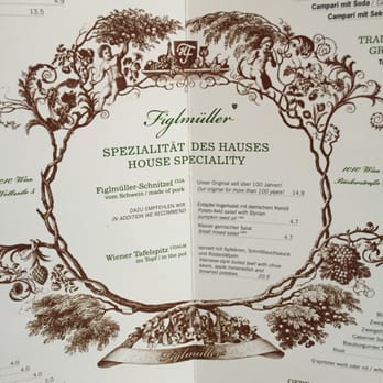 Figlmüller - Menu - Austrian Near Me - Vienna, 9