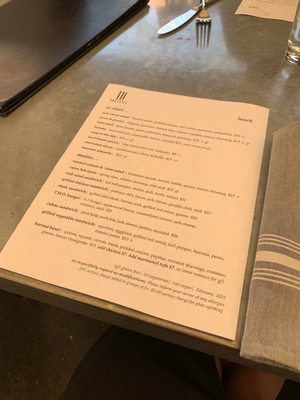Menu photo 1 Thomas Hill Organics Paso Robles, CA Menu photo 1 Thomas Hill Organics Paso Robles, CA