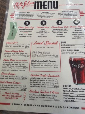 Menu photo 6 Chili John's Burbank, CA Menu photo 6 Chili John's Burbank, CA