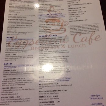 Eggsellent Cafe - Menu - Breakfast & Brunch Near Me - Carrollton, Texas