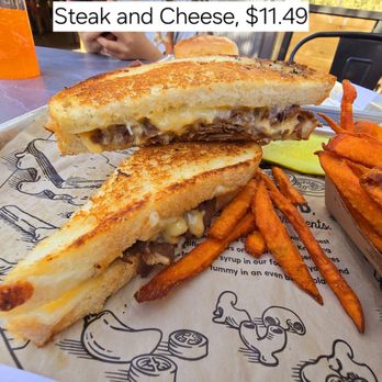 The Melt - The Melt - Steak & Cheese, $11.49 (Oct 2024) - Burgers Near Me - Sacramento, California