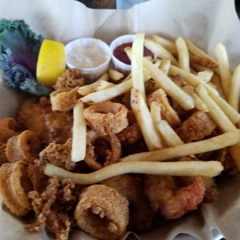 Eric Ericssons Fish Co - Mixed spicy breading fried seafood combo - Seafood Near Me - Ventura, California Eric Ericssons Fish Co - Mixed spicy breading fried seafood combo - Seafood Near Me - Ventura, California