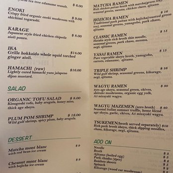 Cha Menya - Menu - Ramen Near Me - Douglaston, New York