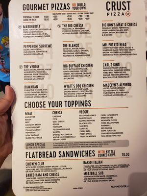 Menu photo 4 Crust Pizza Co - The Heights Houston, TX