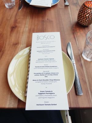 Menu photo 1 Bosco San Francisco, CA