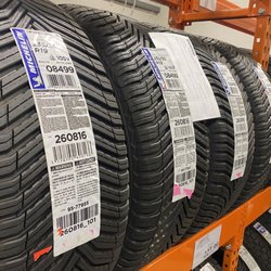 Costco - This is my order with my brand new set of tires that they left sitting on the rack for me to look at 1200$ tires