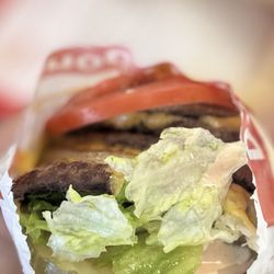 In-N-Out Burger - 3x2 Animal Style + Onion + Extra Whole Grilled Onion + Tomato Wrap | $7.75