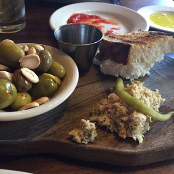 Barcelona Reston - Olives, fish pâté and whipped sheep's cheese. - Tapas/Small Plates Near Me - Reston, Virginia