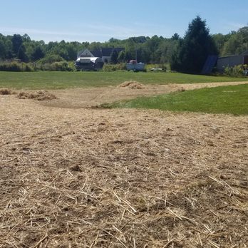 A Plus Septic Service - Bad grading and lack of seed and hay. - Septic Services Near Me - Durham, Maine