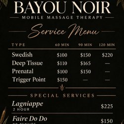 Bayou Noir Massage Therapy
