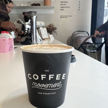 The Coffee Movement - Vanilla rosemary latte - Coffee & Tea Near Me - San Francisco, California