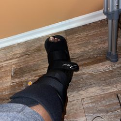 Einstein Medical Center Montgomery - I had a small ankle fracture. My boot for the next 4-6 weeks.