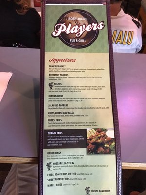 Menu photo 3 Players Pub and Grill Boise, ID Menu photo 3 Players Pub and Grill Boise, ID