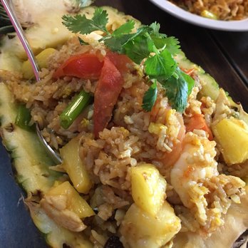 Sunset Thai Restaurant - Pineapple fried rice....yum - Thai Near Me - Pismo Beach, California Sunset Thai Restaurant - Pineapple fried rice....yum - Thai Near Me - Pismo Beach, California