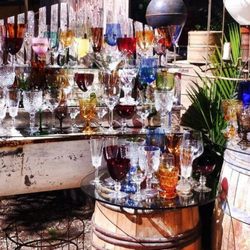 On The Side Events & Service - Wedding Rentals - Wine Glasses, Wine Barrels, mostly Vintage - On The Side Events.