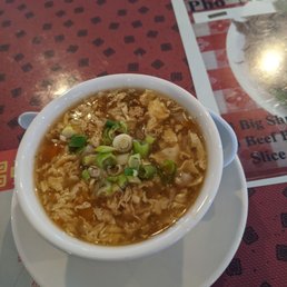Hot and sour soup.