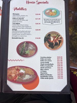 Menu photo 8 El Molcajete Ukiah, CA