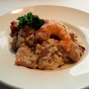 Los Gallos - Risotto con langostinos y setas - Mediterranean Near Me - Madrid, M