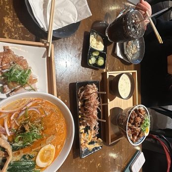 Toyori - Special Spicy Tori-patain Ramen  , Takoyaki Octopus Balls , Chashu Donburi - Ramen Near Me - Houston, Texas