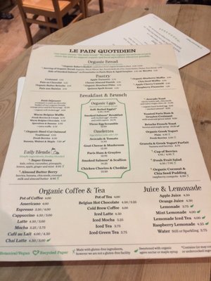Menu photo 7 Le Pain Quotidien Washington, DC, DC Menu photo 7 Le Pain Quotidien Washington, DC, DC