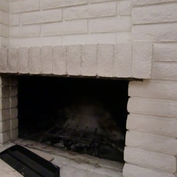 Handy Craftsman - Before: yawwwwwn - naff 1970s white painted brick nothing of a fireplace - Handyman Near Me - Oceanside, California Handy Craftsman - Before: yawwwwwn - naff 1970s white painted brick nothing of a fireplace - Handyman Near Me - Oceanside, California