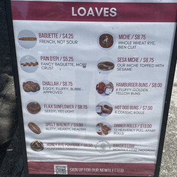 As Kneaded Bakery - Prices for loaves - Bakeries Near Me - San Leandro, California