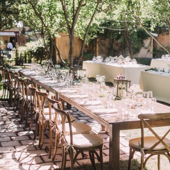 Park Avenue Catering - Beautiful head table set-up by Park Avenue Catering - Caterers Near Me - Cotati, California
