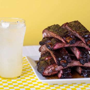 The SALT Smokehouse - a plate of ribs and a glass of lemonade - Barbeque Near Me - Tampa, Florida The SALT Smokehouse - a plate of ribs and a glass of lemonade - Barbeque Near Me - Tampa, Florida