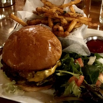 The Long View Lodge - Awesome burger and crispy fries. - Hotels Near Me - Long Lake, New York