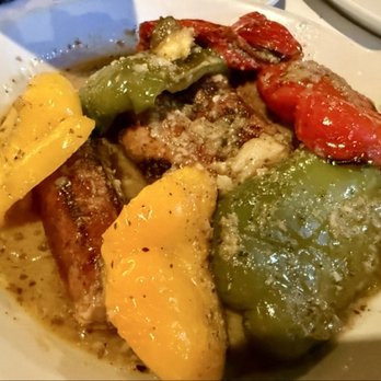 Rosebud Naperville - Italian Sausage & Peppers appetizer- substantial enough to be a meal! So tasty! - Italian Near Me - Naperville, Illinois