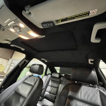 Heitmann’s Headliners - Suede headliner Audi - Auto Upholstery Near Me