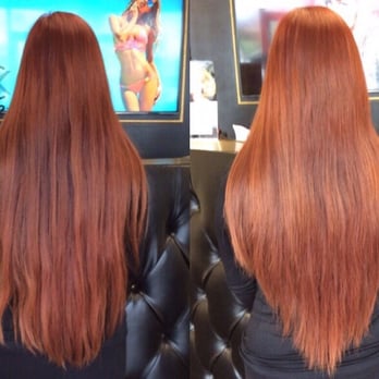Before With No Layers All One Length After With Layers And Kept