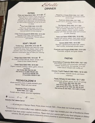 Menu photo 4 Estrella Restaurante Cabo San Lucas, BCS