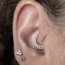 Moi et Toi lab created diamonds in rose gold. Each stone is 0.5 carats. Moi et Toi lab created diamonds in rose gold. Each stone is 0.5 carats.