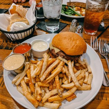 Smoke on Cherry Street - a plate of fries and a burger - New American Near Me - Tulsa, Oklahoma Smoke on Cherry Street - a plate of fries and a burger - New American Near Me - Tulsa, Oklahoma