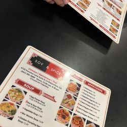Soy & Spice Cafe - Menu