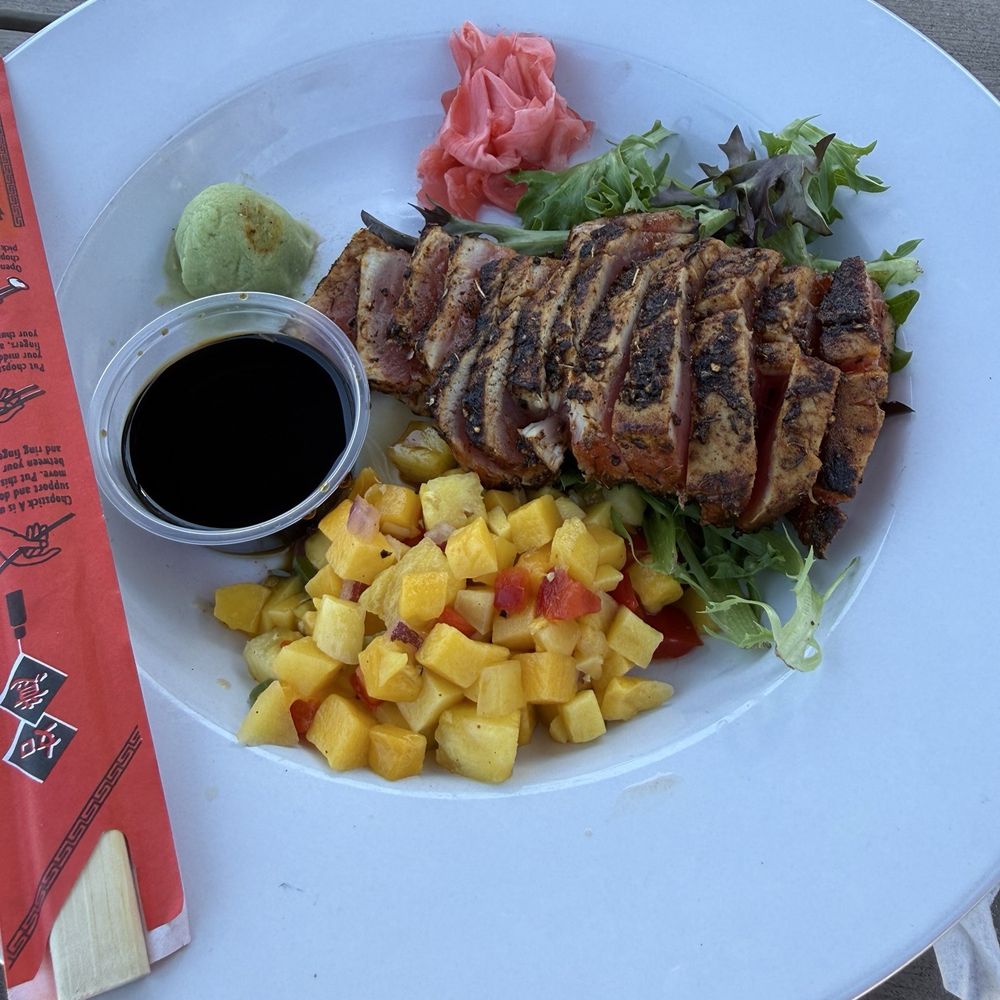 Ahi tuna app blackened