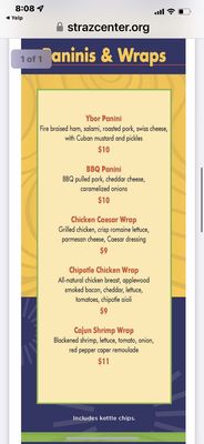 Menu photo 4 Maestros On The River Tampa, FL