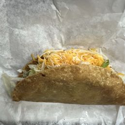 Shredded Beef Hard Shell Taco