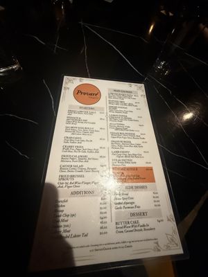 Menu photo 2 Provare Chicago, IL
